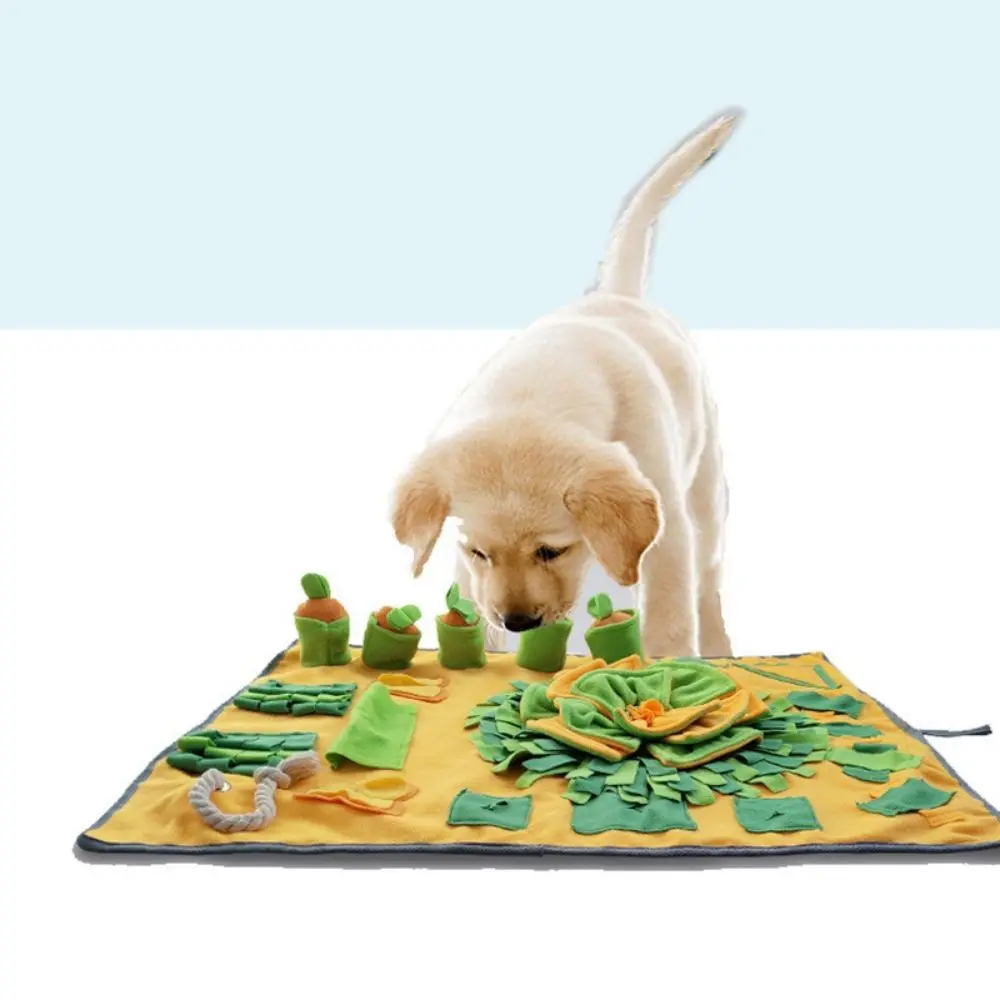 

Snuffle Mat Dogs Sniffing Carrot Training Blanket Pads Mat Relieve Stress Nosework Puzzle Toy Pet Nose Pad Pet Slow Feeder