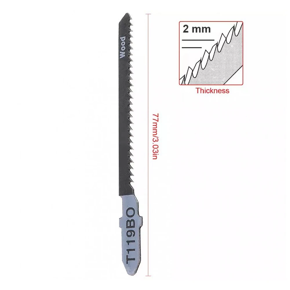 10Pcs T119BO HCS Reciprocating Saw Blade Jigsaw Blade Wood Plastic Board Cutting Curve Cutting For Wood Board Plastic
10Pcs T119BO HCS Reciprocating Saw Blade Jigsaw Blade Wood Plastic Board Cutting Curve Cutting For Wood Board Plastic