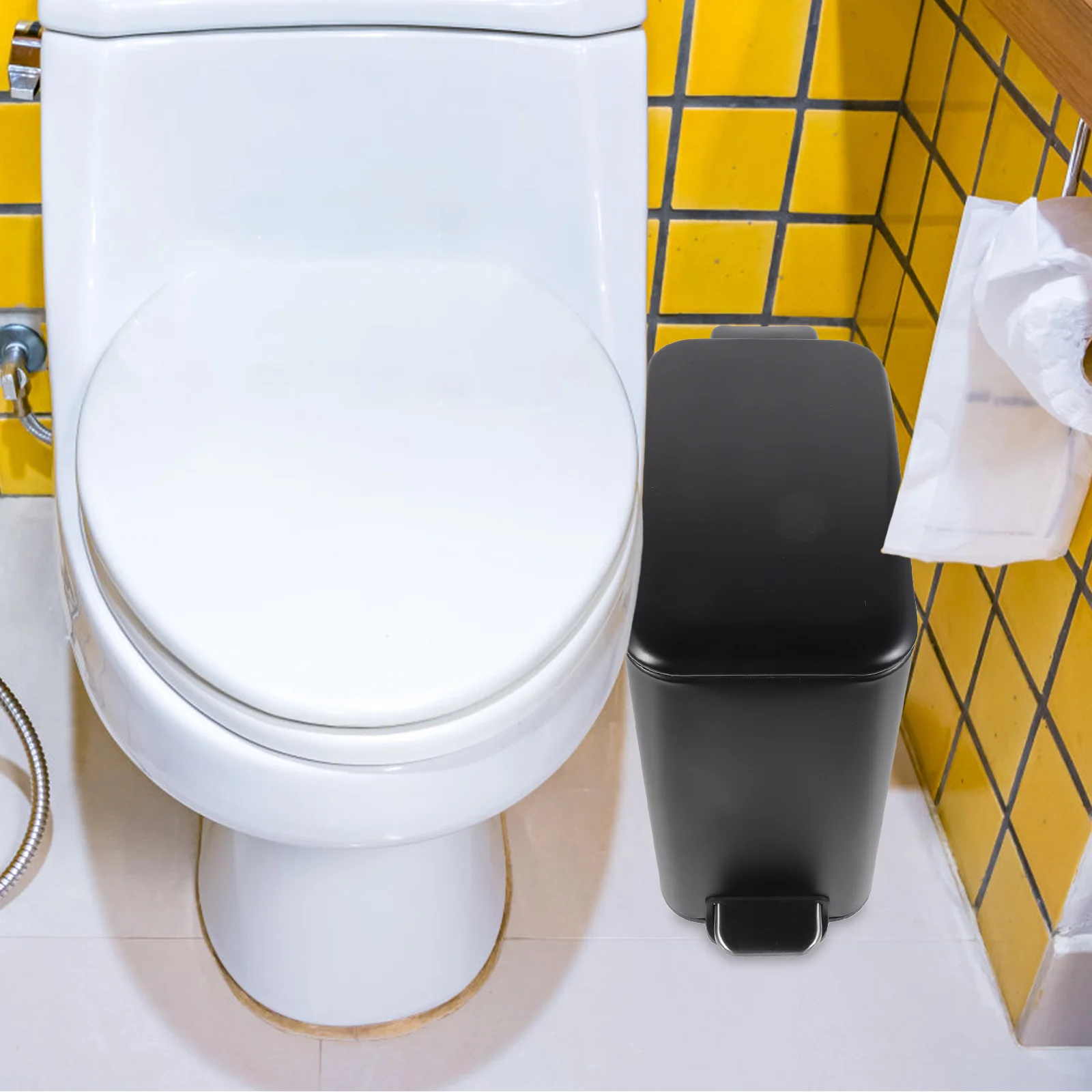 Lid Household Removable Rectangle Creative Household Waste Bin Small Pedal Bin For Bathroom Slim Bathroom Bin
Lid Household Removable Rectangle Creative Household Waste Bin Small Pedal Bin For Bathroom Slim Bathroom Bin