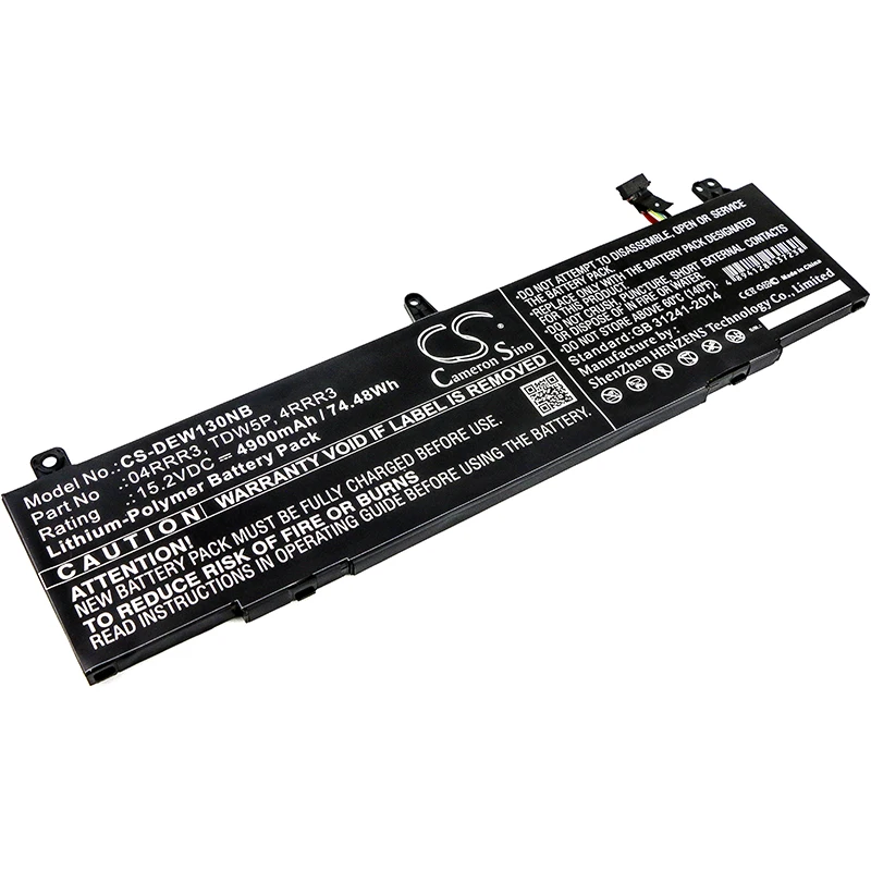 CS 4900mAh/74.48Wh battery for DELL Alienware 13 R3,Alienware 13(ALW13C-D1738),Alienware 13(ALW13C-D2508), TDW5P
CS 4900mAh/74.48Wh battery for DELL Alienware 13 R3,Alienware 13(ALW13C-D1738),Alienware 13(ALW13C-D2508), TDW5P