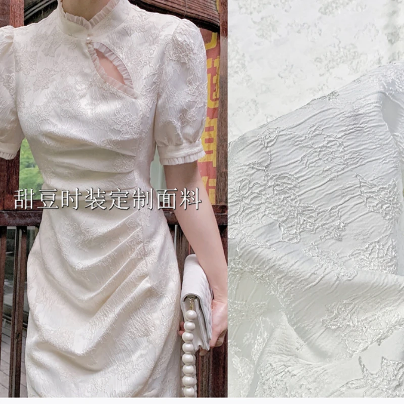 Yarn-dyed Brocade Jacquard Fabric Solid Color Dark Pattern Dress Clothing Brand Fashion Design Sewing Wholesale Cloth by Meter
Yarn-dyed Brocade Jacquard Fabric Solid Color Dark Pattern Dress Clothing Brand Fashion Design Sewing Wholesale Cloth by Meter