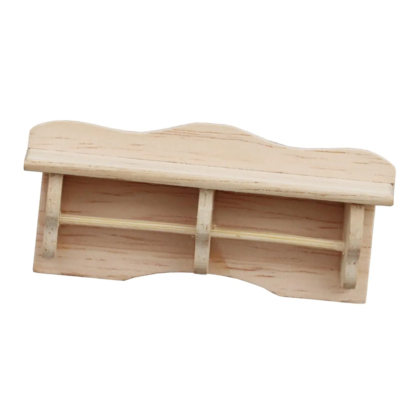 1/12 Scale Bathroom Wall Shelf Photo Props Accessories Pretend Toy Unpainted Dollhouse Wall Shelf Mini Wooden Wall Mounted Shelf
1/12 Scale Bathroom Wall Shelf Photo Props Accessories Pretend Toy Unpainted Dollhouse Wall Shelf Mini Wooden Wall Mounted Shelf