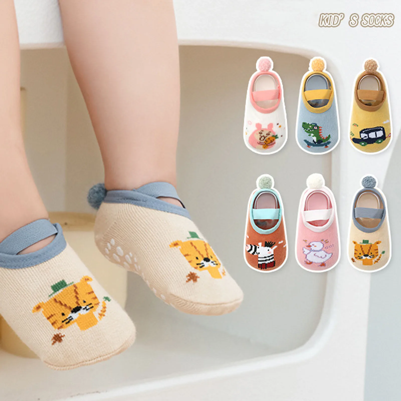 0-3Y Baby Socks for Girls and Boys Toddler Cartoon Animal Print Anti-Skid Cute Floors Socks No-Show Crew Socks Ankle Footsocks
0-3Y Baby Socks for Girls and Boys Toddler Cartoon Animal Print Anti-Skid Cute Floors Socks No-Show Crew Socks Ankle Footsocks
