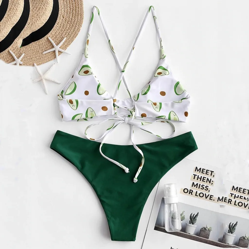 2023 Sexy Lace Up Bikini Set Women Push-Up Swimwear Two Piece Bathing Suit Printing Swimsuit Summer Beachwear Bandage Biquini
2023 Sexy Lace Up Bikini Set Women Push-Up Swimwear Two Piece Bathing Suit Printing Swimsuit Summer Beachwear Bandage Biquini