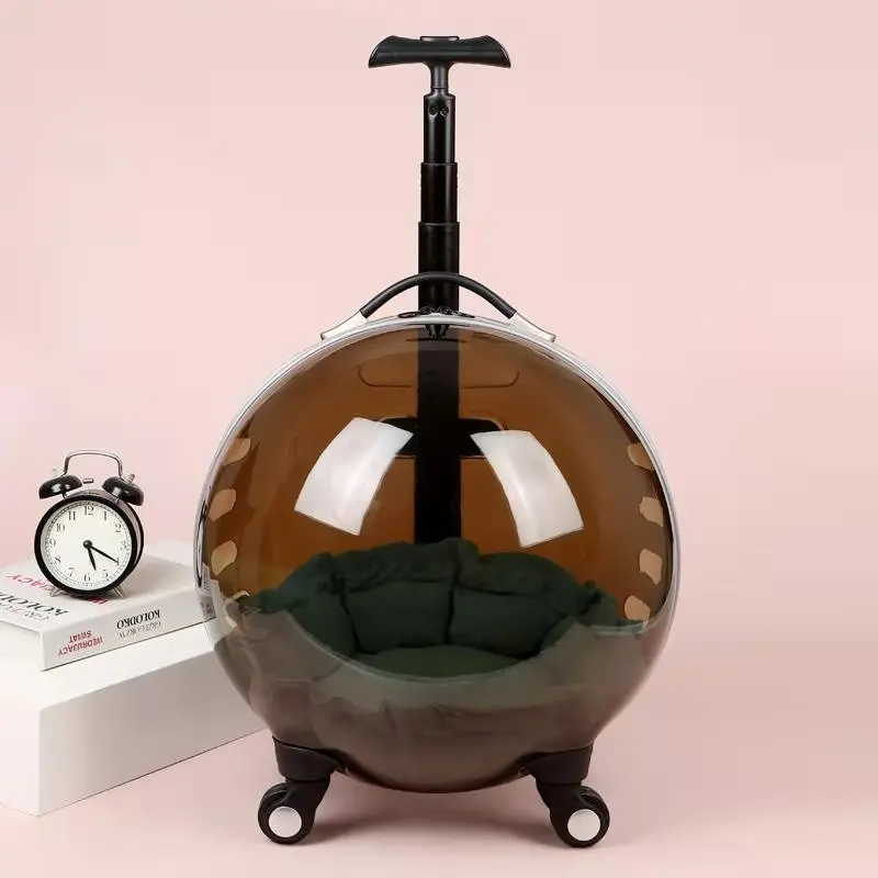 Cat Bag Outdoor Portable Trolley Case Space Capsule Cat Backpack Diaper Bag Large Capacity Transparent Pet Tool
Cat Bag Outdoor Portable Trolley Case Space Capsule Cat Backpack Diaper Bag Large Capacity Transparent Pet Tool