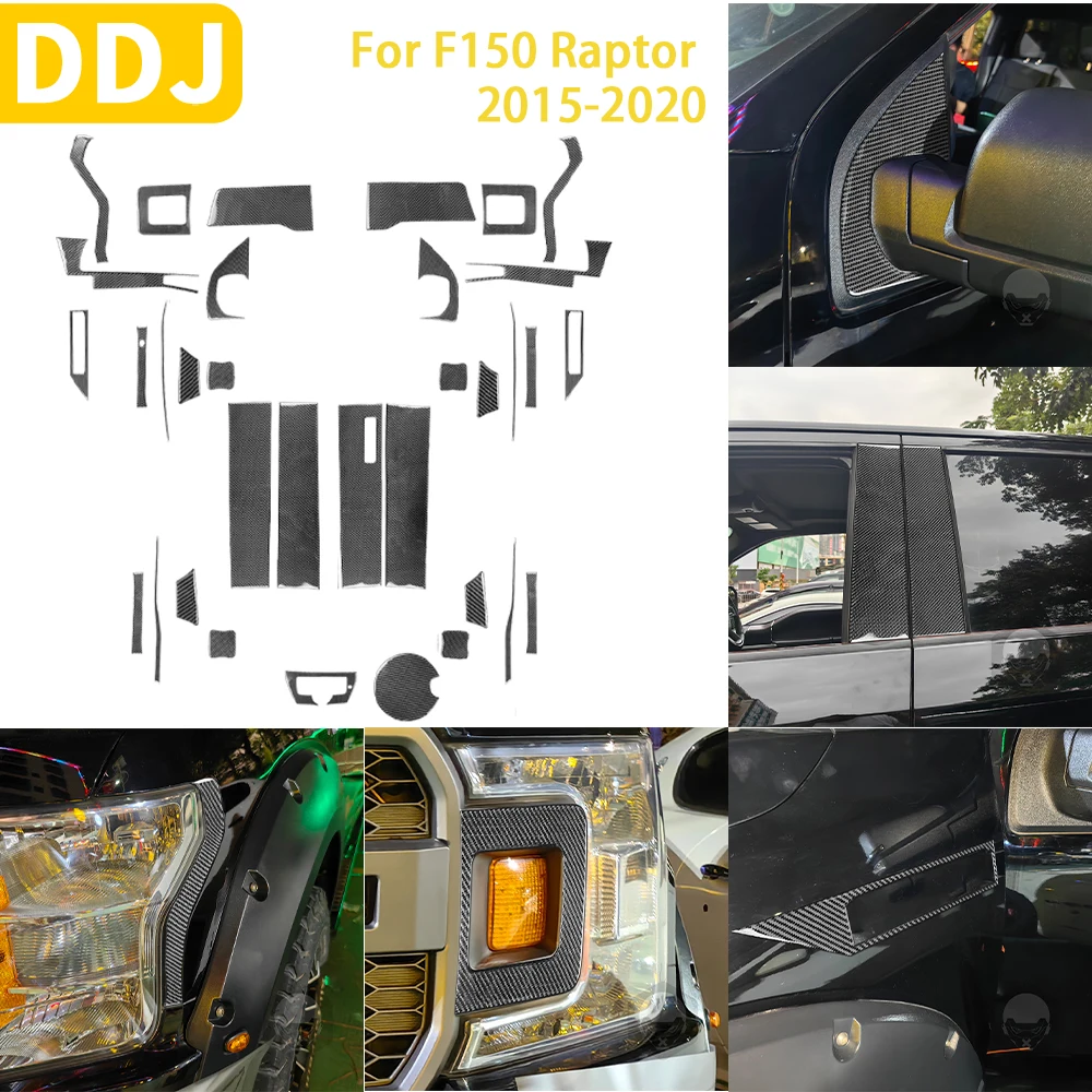 For Ford F150 Raptor 2015-2020 Accessories Carbon Fiber Exterior Door B-pillar Cover Trim Sticker Modification Decoration
For Ford F150 Raptor 2015-2020 Accessories Carbon Fiber Exterior Door B-pillar Cover Trim Sticker Modification Decoration