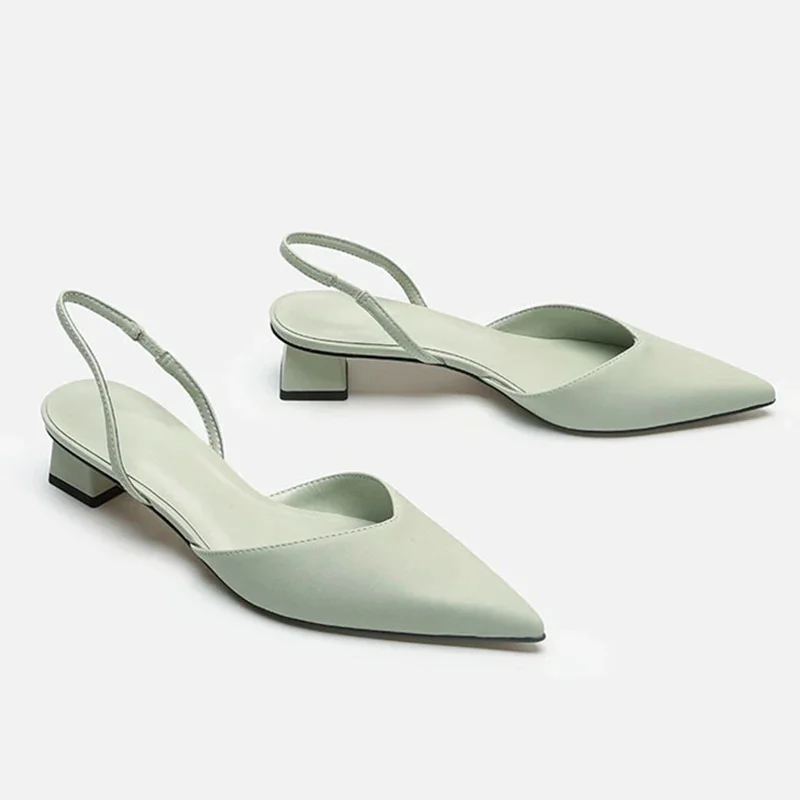 Fashion Sandals Women Pointed Simple Pumps New Banquet Dress Shoes Square Heel Mature Green Single Shoes Size 43 Chaussure Femme
Fashion Sandals Women Pointed Simple Pumps New Banquet Dress Shoes Square Heel Mature Green Single Shoes Size 43 Chaussure Femme