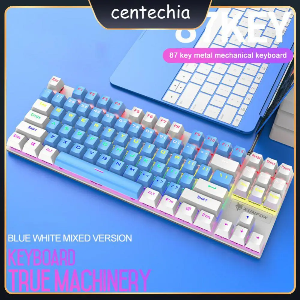 2023 New 87-key Usb Wired Game Keyboard Usb Multi-color Keycap Mixed Color Light Water Proof Mechanical Keyboard Gaming Keyboard
2023 New 87-key Usb Wired Game Keyboard Usb Multi-color Keycap Mixed Color Light Water Proof Mechanical Keyboard Gaming Keyboard