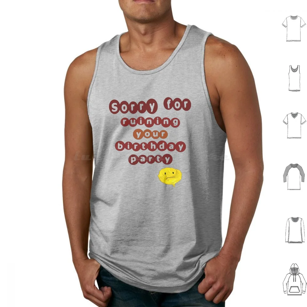 Party Breaker Tank Tops Vest Sleeveless A Of Reconciliation Party Breaker Sorry Ruined Birthday Party Yellow Balloon Inflated
Party Breaker Tank Tops Vest Sleeveless A Of Reconciliation Party Breaker Sorry Ruined Birthday Party Yellow Balloon Inflated