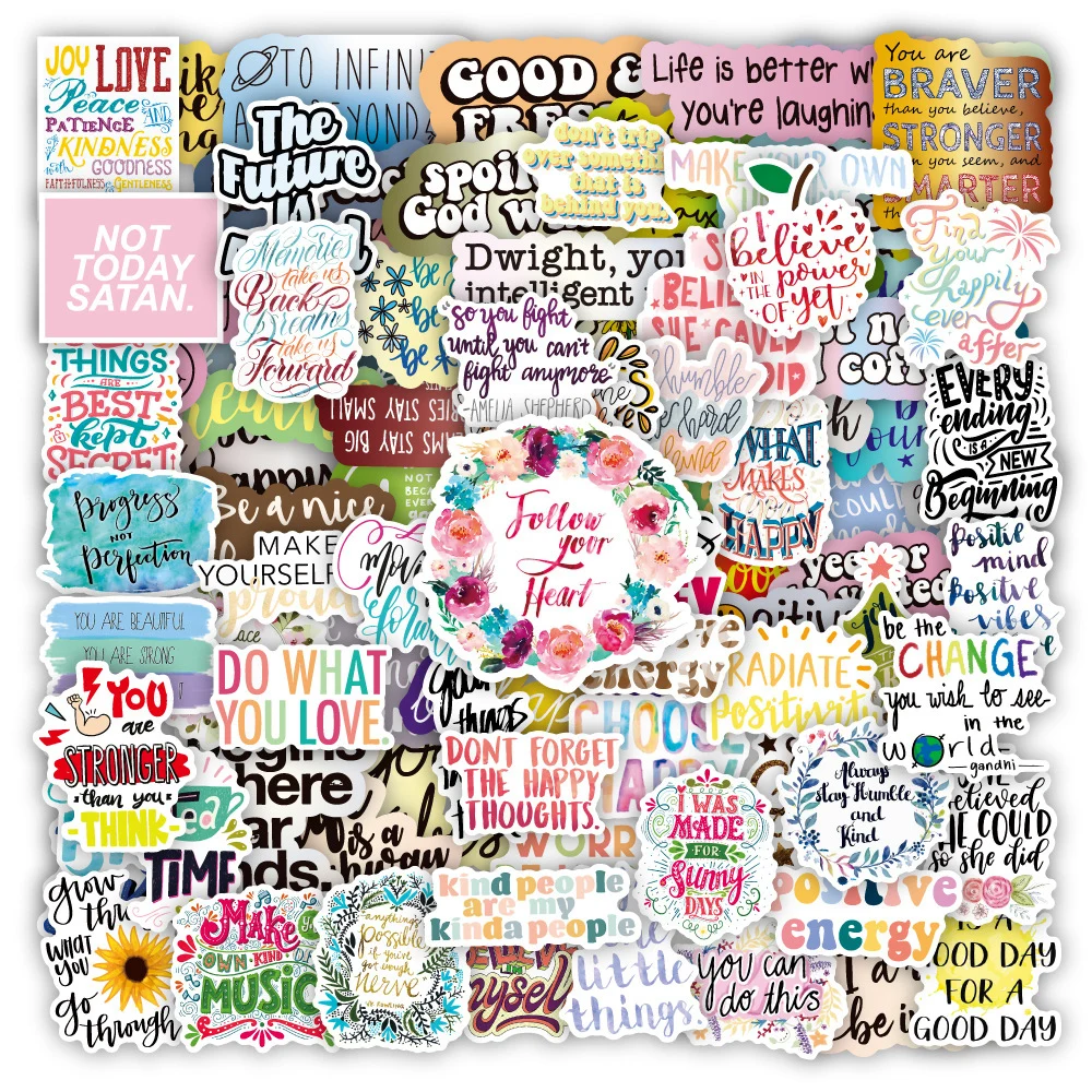 10/50/100pcs Colorful Inspirational Phrase Cartoon Stickers Motivational Kids Decals Decorative Stationary Scrapbooking Diary
10/50/100pcs Colorful Inspirational Phrase Cartoon Stickers Motivational Kids Decals Decorative Stationary Scrapbooking Diary