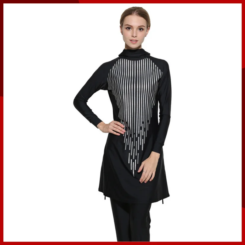 New Women's Slim Fit Conservative Muslim Swimwear Middle Eastern Arab Printed Women's Beach Swimwear
New Women's Slim Fit Conservative Muslim Swimwear Middle Eastern Arab Printed Women's Beach Swimwear