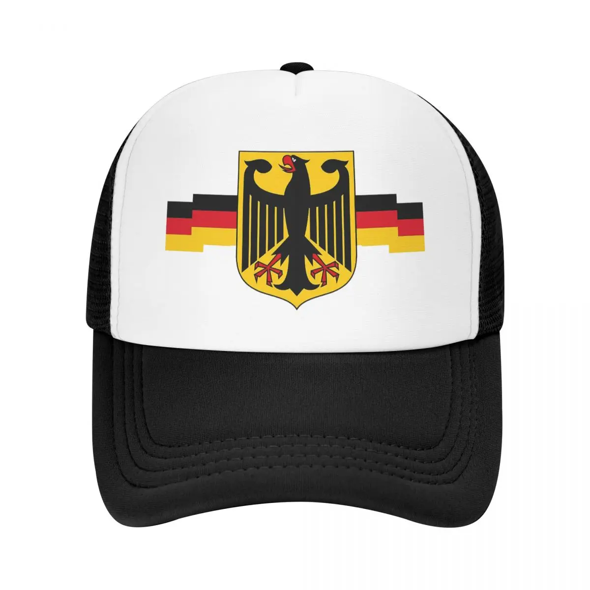 Punk Unisex German Eagle On Shield Trucker Hat Adjustable Adult Germany Flag Baseball Cap Men Women Sun Protection Snapback Caps
Punk Unisex German Eagle On Shield Trucker Hat Adjustable Adult Germany Flag Baseball Cap Men Women Sun Protection Snapback Caps