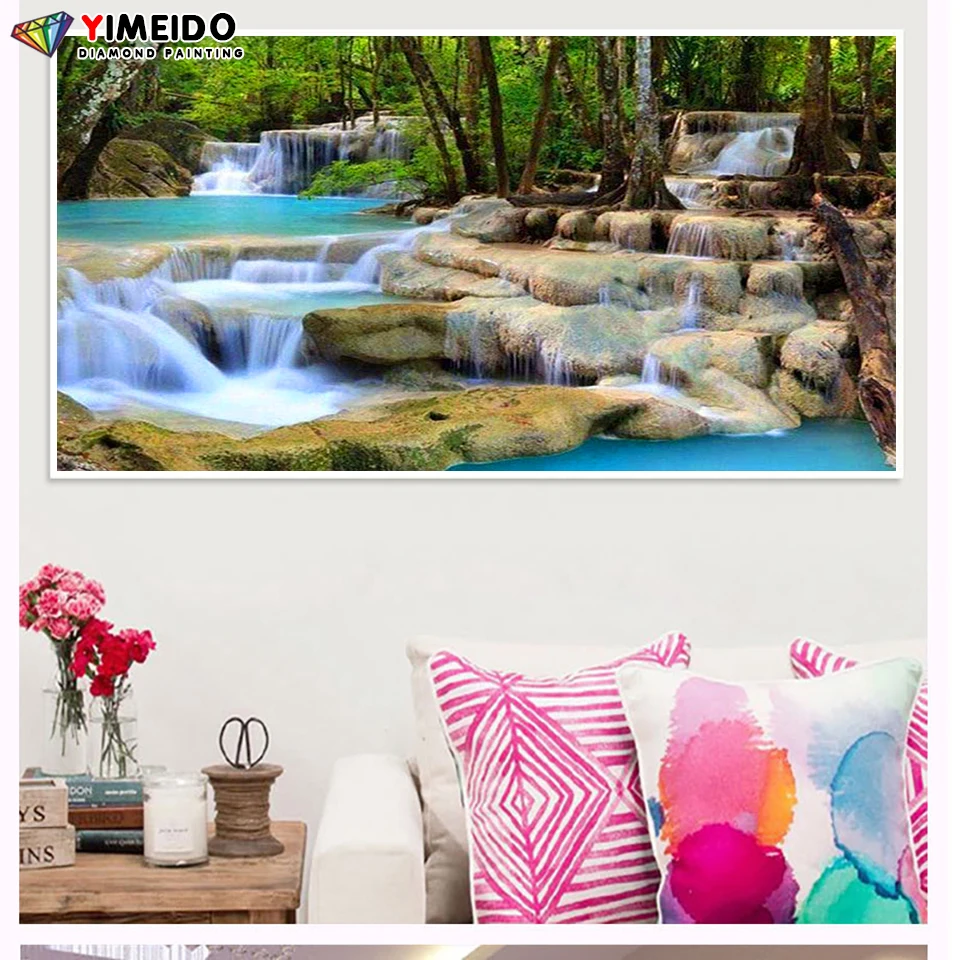 YIMEIDO Large Size Scenery AB Drill Diamond Painting Kit Waterfall 5D DIY Full Square/Round Diamonds Head Mosaic Home Decor Gift
YIMEIDO Large Size Scenery AB Drill Diamond Painting Kit Waterfall 5D DIY Full Square/Round Diamonds Head Mosaic Home Decor Gift