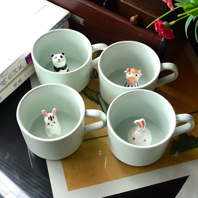 Creative Cartoon Ceramic Mugs Cute Animal Coffee Milk Tea Cup 220ml Novelty Birthday Gifts Mugs
Creative Cartoon Ceramic Mugs Cute Animal Coffee Milk Tea Cup 220ml Novelty Birthday Gifts Mugs
