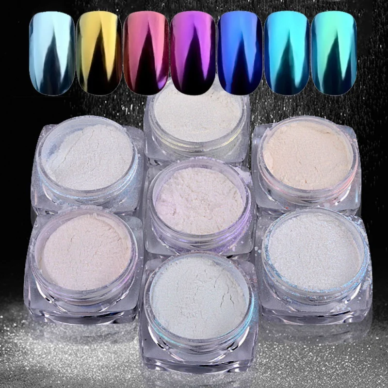 7Pcs Mirror Nail Glitter Powder Nail Glitter Pigment Glimmer Chrome Nail Art Dip Dust Mermaid Aurora Mirror Manicure Decorations
7Pcs Mirror Nail Glitter Powder Nail Glitter Pigment Glimmer Chrome Nail Art Dip Dust Mermaid Aurora Mirror Manicure Decorations