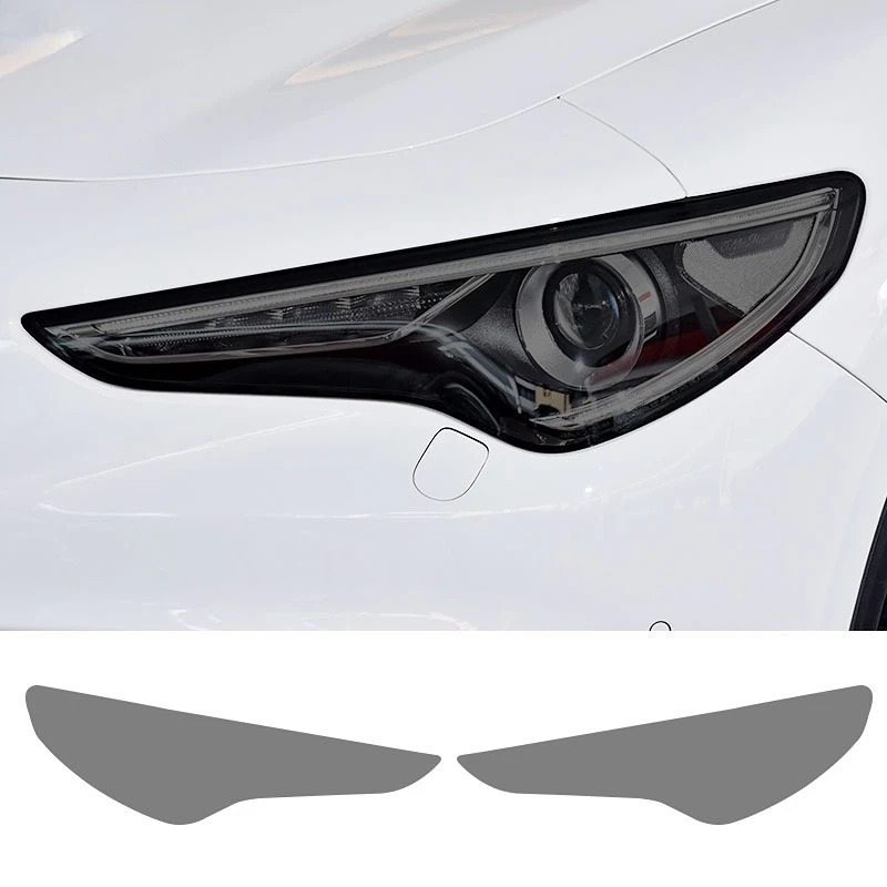 Car Headlight Protective Film Front Light Transparent Smoked Black TPU Sticker For Alfa Romeo Stelvio 949 2017-On 2020 2021 2022
Car Headlight Protective Film Front Light Transparent Smoked Black TPU Sticker For Alfa Romeo Stelvio 949 2017-On 2020 2021 2022
