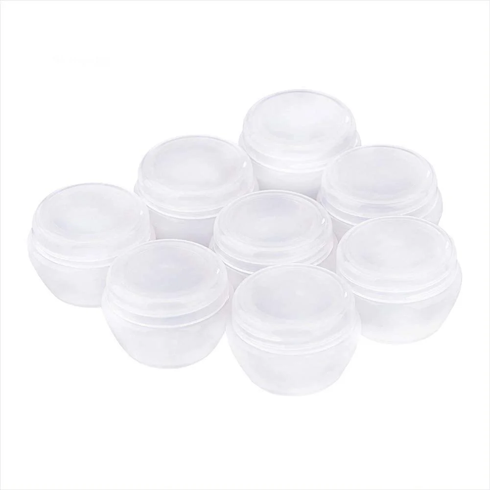 30 Pack 5G/5ML Mini White Frosted Cream Jars with Inner Liner for Lip Balm Eye Gel Hand Cream and Other Beauty Product
30 Pack 5G/5ML Mini White Frosted Cream Jars with Inner Liner for Lip Balm Eye Gel Hand Cream and Other Beauty Product