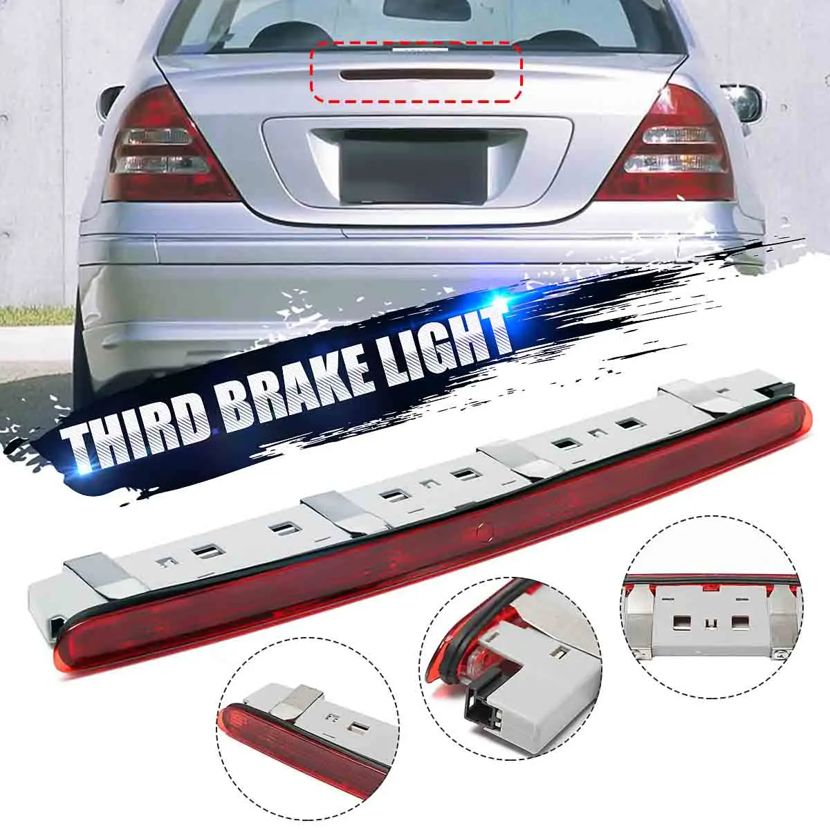 2038201456 For Mercedes Benz W203 2000-2007 Car Rear Stop Tail Lamp Third Brake Light Rear Trunk Replacement Red LED Light
2038201456 For Mercedes Benz W203 2000-2007 Car Rear Stop Tail Lamp Third Brake Light Rear Trunk Replacement Red LED Light