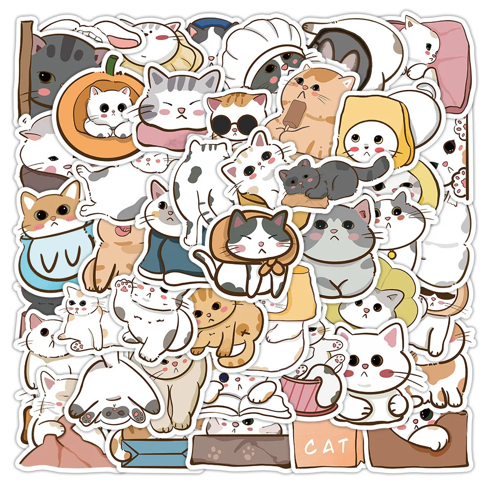 10/60PCS Cartoon Cute Funny Cat Animal Creative Graffiti Sticker Bike Skateboard Car Helmet Notebook Computer Wholesale
10/60PCS Cartoon Cute Funny Cat Animal Creative Graffiti Sticker Bike Skateboard Car Helmet Notebook Computer Wholesale