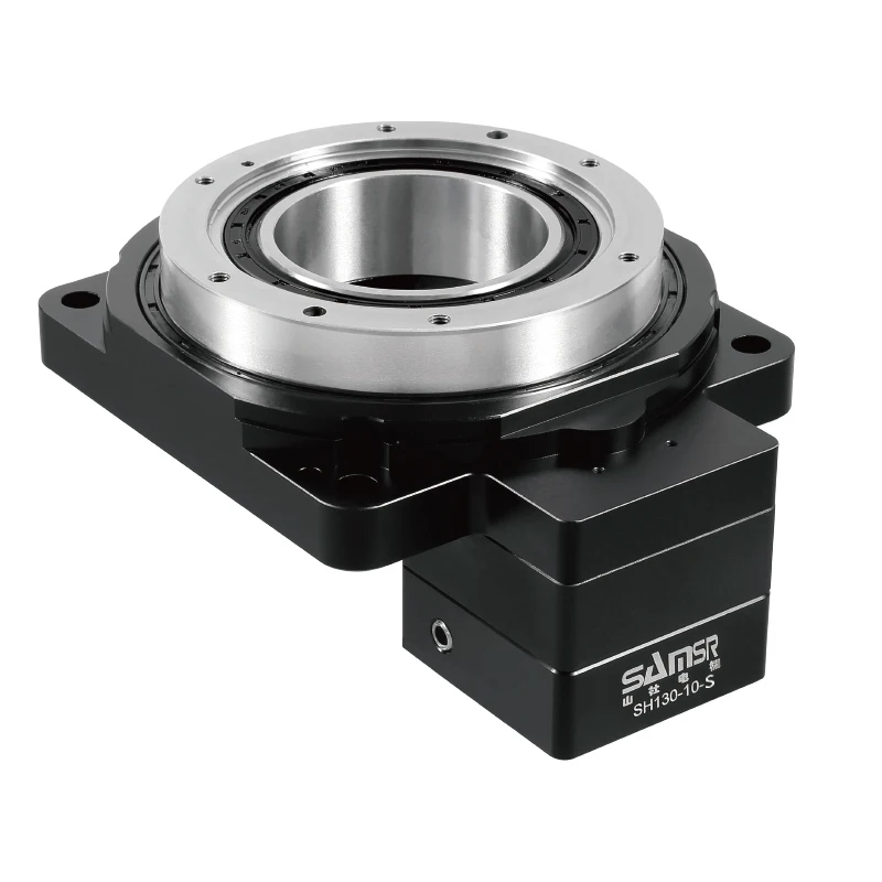 Samsr precision 130mm servo hollow rotating table platform reduction gearbox with 10 ratio for 400W servo motor series
Samsr precision 130mm servo hollow rotating table platform reduction gearbox with 10 ratio for 400W servo motor series