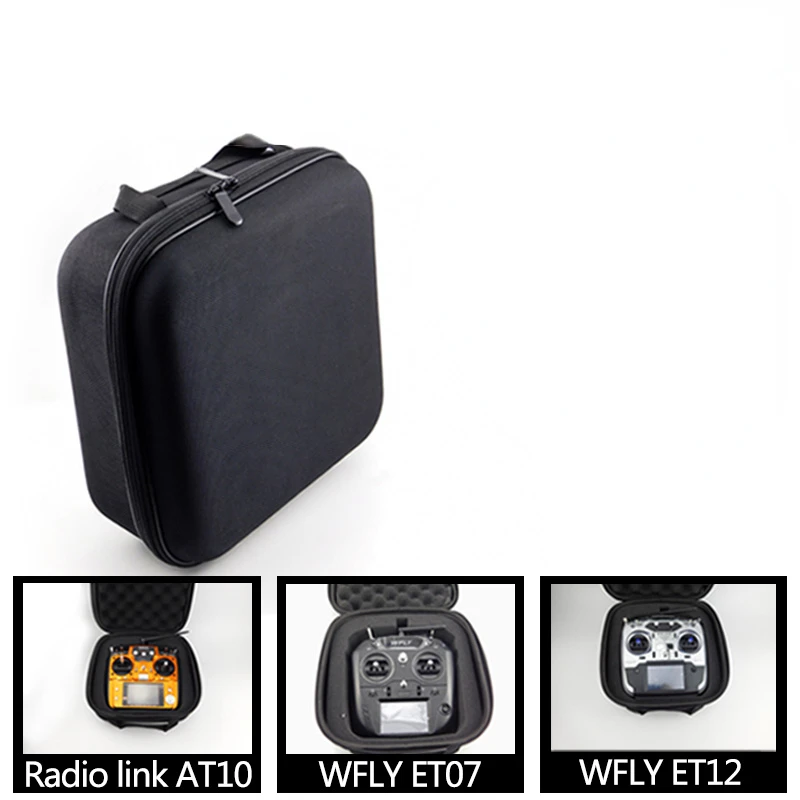 Universal Remote Controller Storage Bag RC Transmitter Protector Handbag Case Box for WFLY 7 9ET07 Radiolink AT9S AT10 FUTABA
Universal Remote Controller Storage Bag RC Transmitter Protector Handbag Case Box for WFLY 7 9ET07 Radiolink AT9S AT10 FUTABA