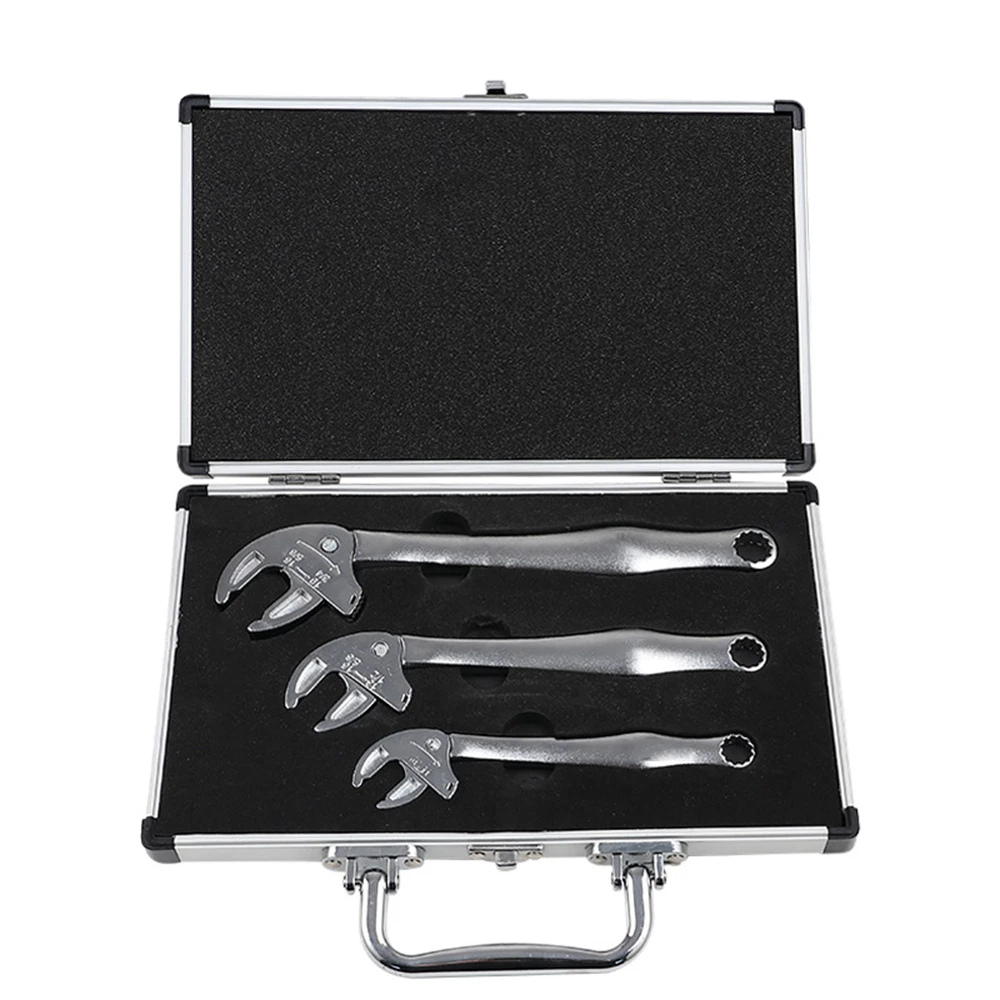 Universal Open End Wrench Adjustable High-carbon Steel Tool Plumber Multi Hand Tool Big Opening Wrench Auto Mechanic Repairing
Universal Open End Wrench Adjustable High-carbon Steel Tool Plumber Multi Hand Tool Big Opening Wrench Auto Mechanic Repairing