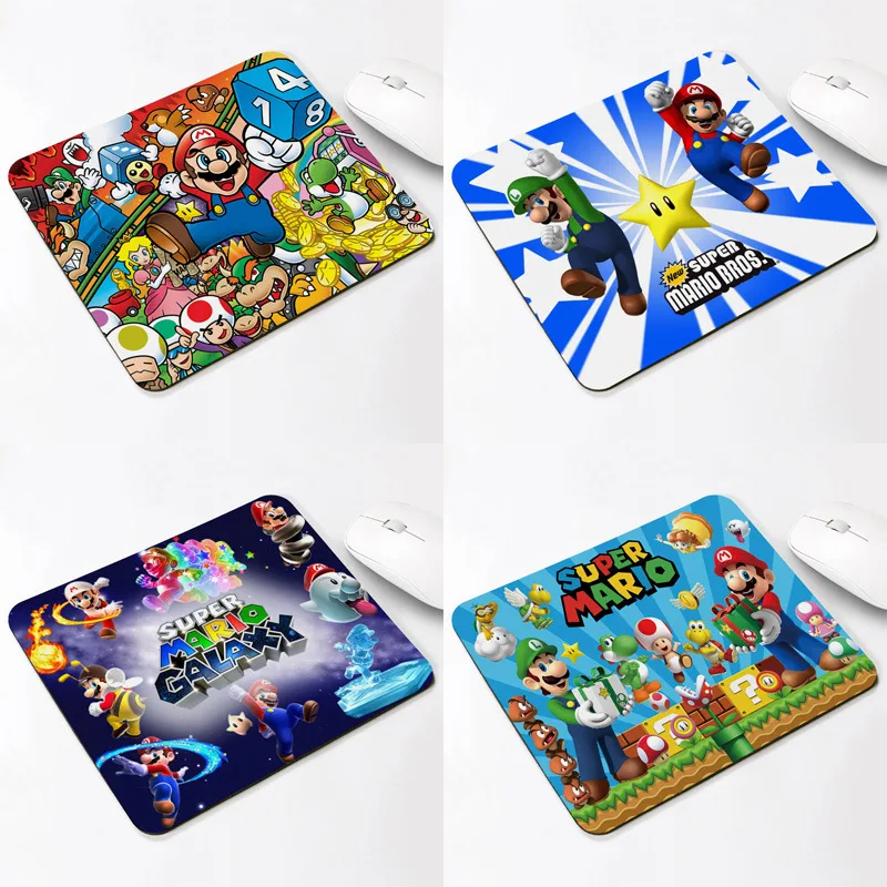 New Super Mario Bros Cartoon Cute Mario Luigi Yoshi Mouse Pad Anime Figures Mini Office Supplies Desk Mouse Pad 20*24CM Gifts
New Super Mario Bros Cartoon Cute Mario Luigi Yoshi Mouse Pad Anime Figures Mini Office Supplies Desk Mouse Pad 20*24CM Gifts