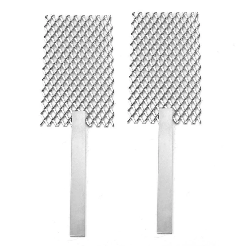2X Mesh 2X4 Inch Platinized Titanium Anode Plating Rhodium Palladium For Jewelers Rhodium And Palladium Plating
2X Mesh 2X4 Inch Platinized Titanium Anode Plating Rhodium Palladium For Jewelers Rhodium And Palladium Plating