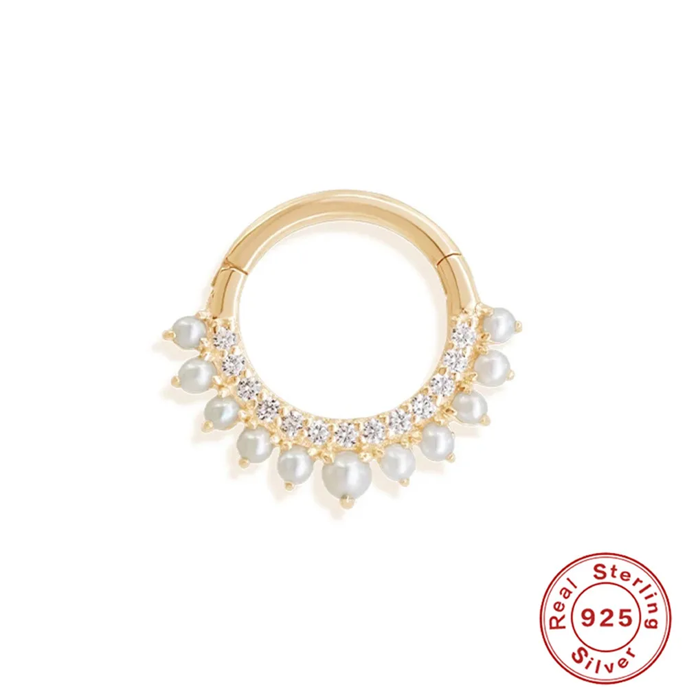 Boako Pearl Circle Earrings S925 Sterling Silver Single Double Row Diamond Pearl Jewelry Circle Personality Accessories Ladies
Boako Pearl Circle Earrings S925 Sterling Silver Single Double Row Diamond Pearl Jewelry Circle Personality Accessories Ladies