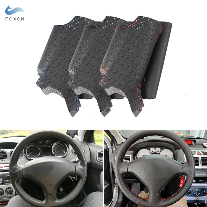 Perforated Microfiber Leather Car Styling Steering Wheel Cover Trim For Peugeot 308 Old Peugeot 408
Perforated Microfiber Leather Car Styling Steering Wheel Cover Trim For Peugeot 308 Old Peugeot 408