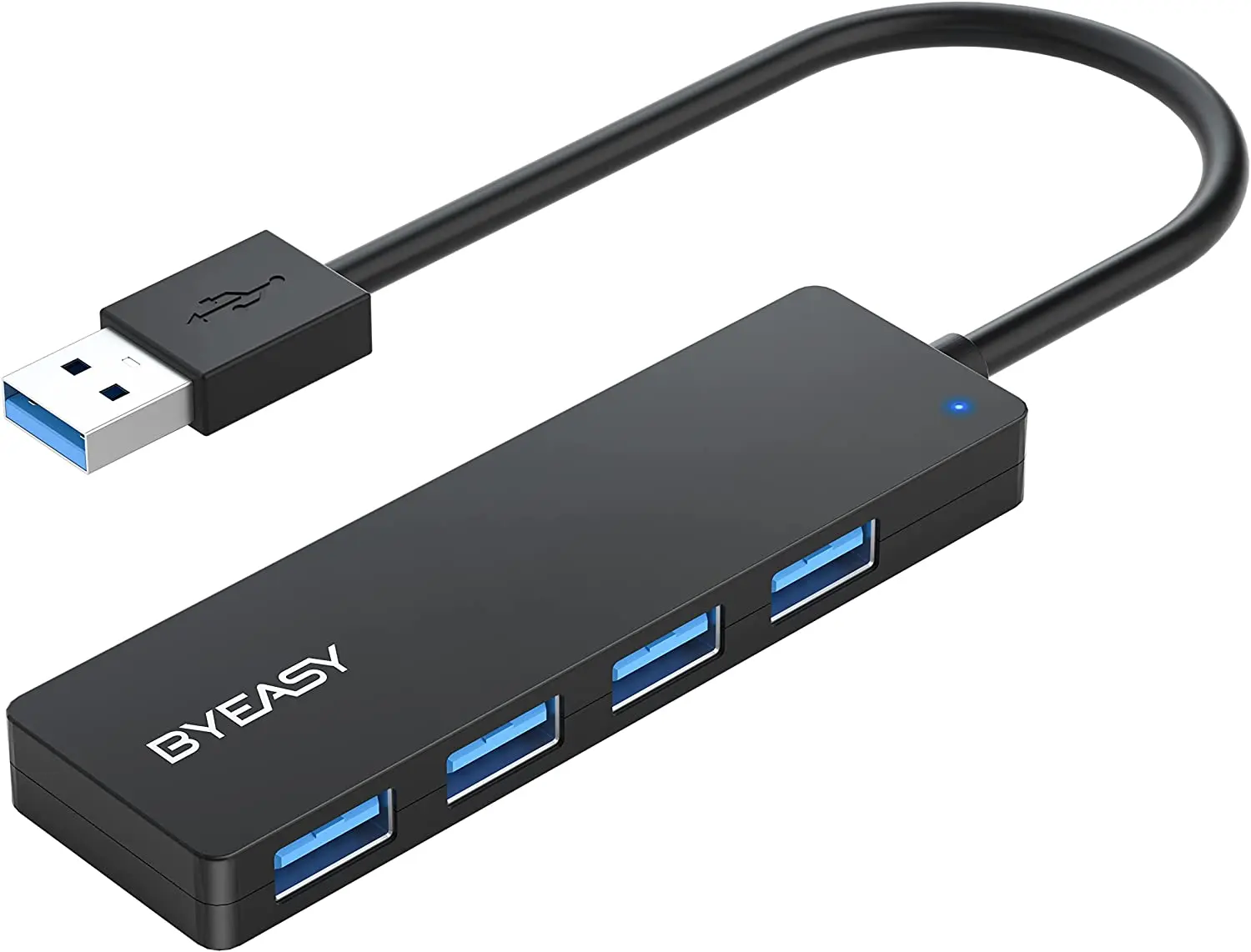 

Usb-хаб, BYEASY 4-портовый концентратор USB 3,0, ультратонкий порт able для передачи данных Подходит Для iMac Pro, MacBook Air, Mac Mini/Pro, Surface