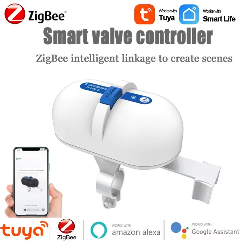 Tuya Zigbee Water Gas Valve Water Heater Valve Controller Smart Home For Automation Water Valve Works With Alexa Google Home
Tuya Zigbee Water Gas Valve Water Heater Valve Controller Smart Home For Automation Water Valve Works With Alexa Google Home