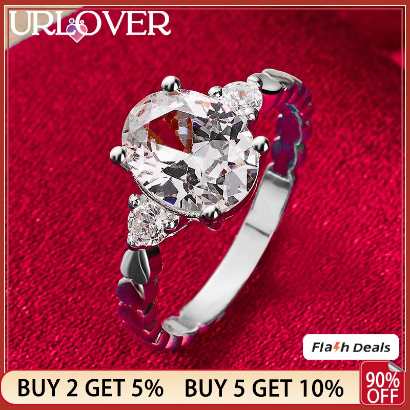 925 Stamp Silver Color Oval AAA Zircon Ring For Women Rings Popular Noble Fashion Jewelry Party Banquet Wedding Accessories Gift
925 Stamp Silver Color Oval AAA Zircon Ring For Women Rings Popular Noble Fashion Jewelry Party Banquet Wedding Accessories Gift