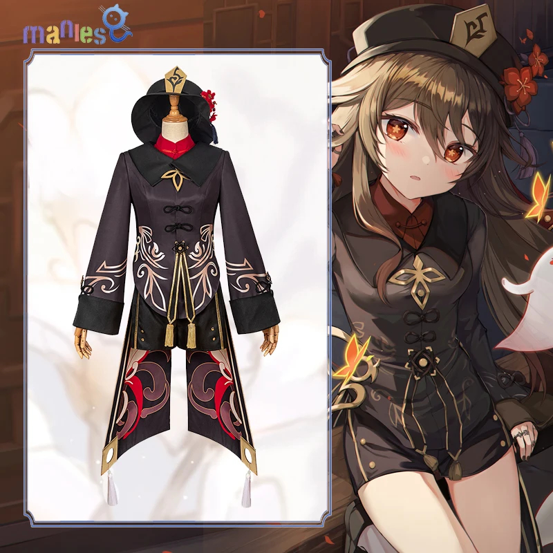 Manles Genshin Impact Hutao Cosplay Costume Uniform Wig Cosplay Anime Game Hu Tao Chinese Style Halloween Costumes For Women 
Manles Genshin Impact Hutao Cosplay Costume Uniform Wig Cosplay Anime Game Hu Tao Chinese Style Halloween Costumes For Women