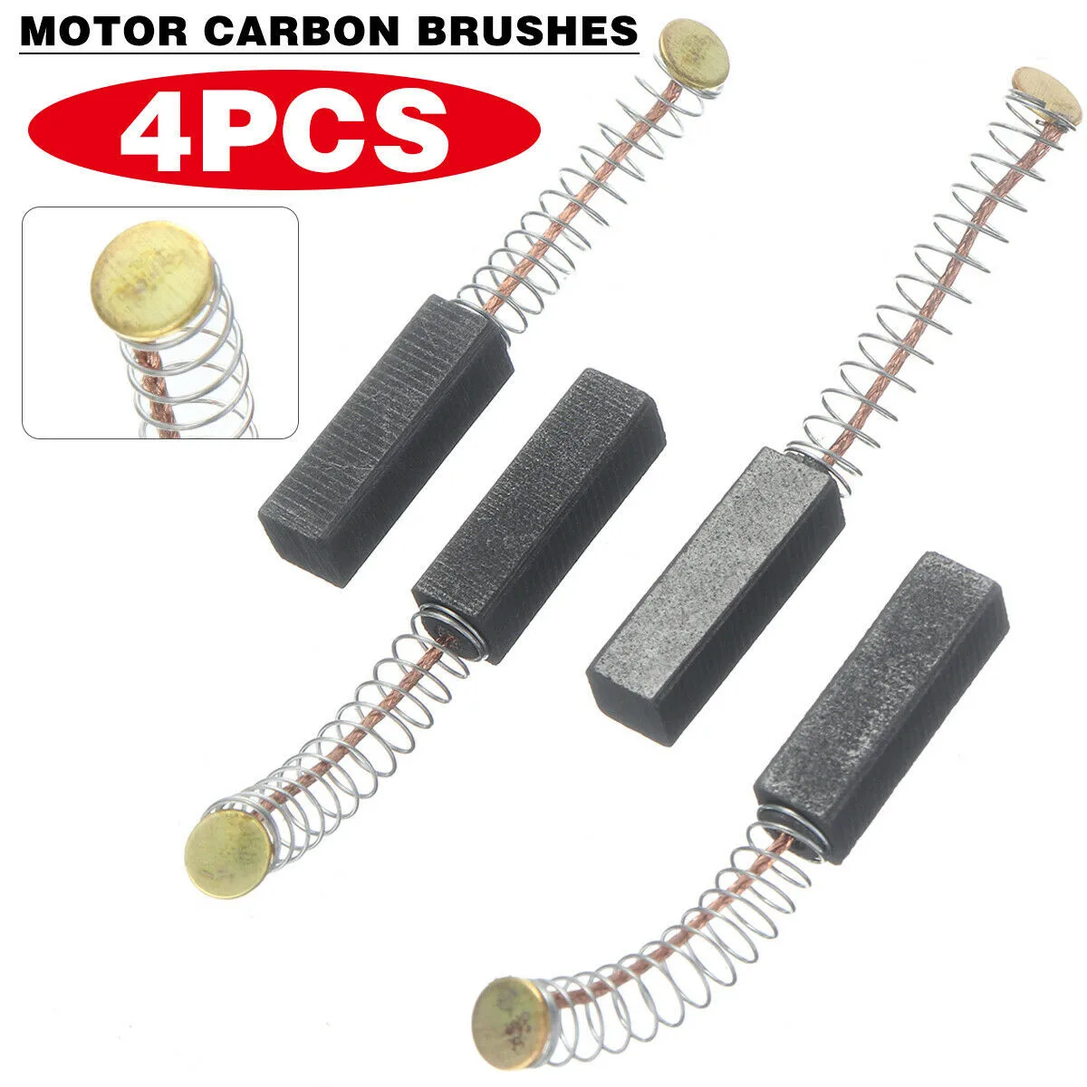 4Pcs Carbon Brushes Repairing 6*6*20 Kit For Generic Electric Motor Angle Grinder Electric Hammer Dril Graphite Brush Power Tool
4Pcs Carbon Brushes Repairing 6*6*20 Kit For Generic Electric Motor Angle Grinder Electric Hammer Dril Graphite Brush Power Tool