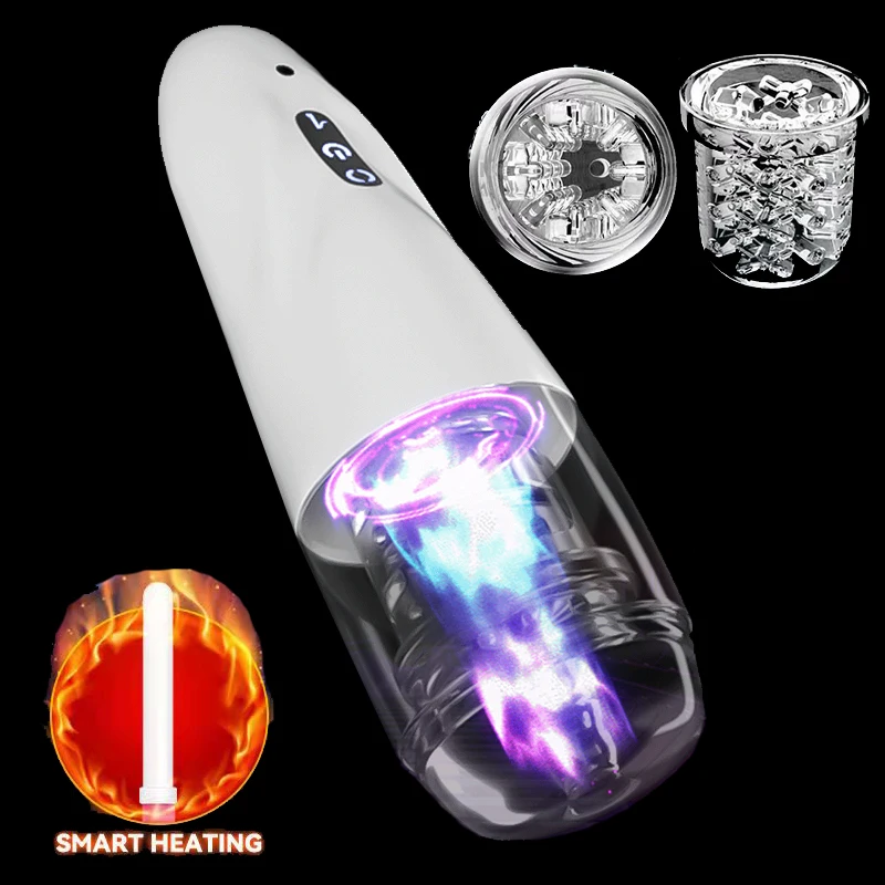 

Male Masturbator Real Vagina Sex Toys for Men Oral Sucking Pocket Pussy Blowjob Stroker 10 Speeds Vibrating Masturbation Cup