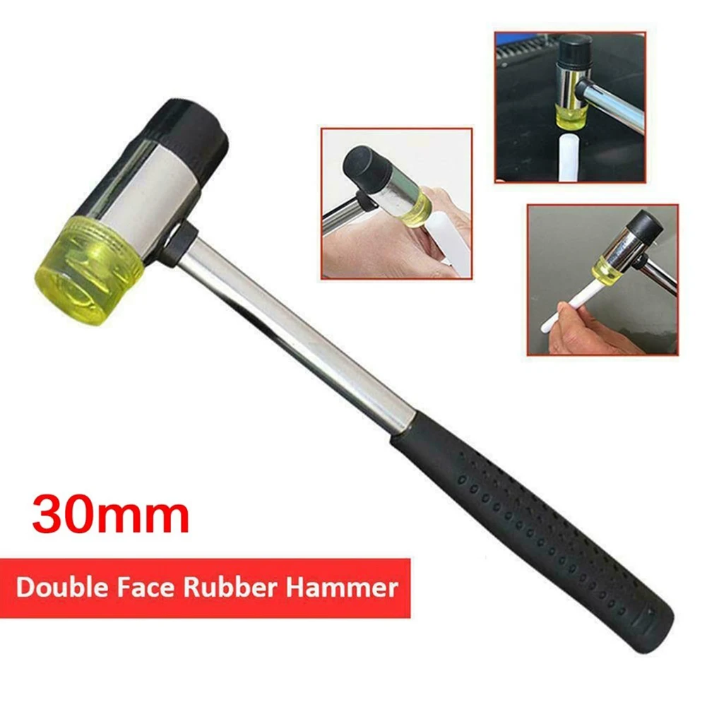 Hammer Rubber Hammer Automotive Flooring 30 X 77 X 260mm 30mm Head Diameter Black + Silver + Yellow Explosion-proof
Hammer Rubber Hammer Automotive Flooring 30 X 77 X 260mm 30mm Head Diameter Black + Silver + Yellow Explosion-proof