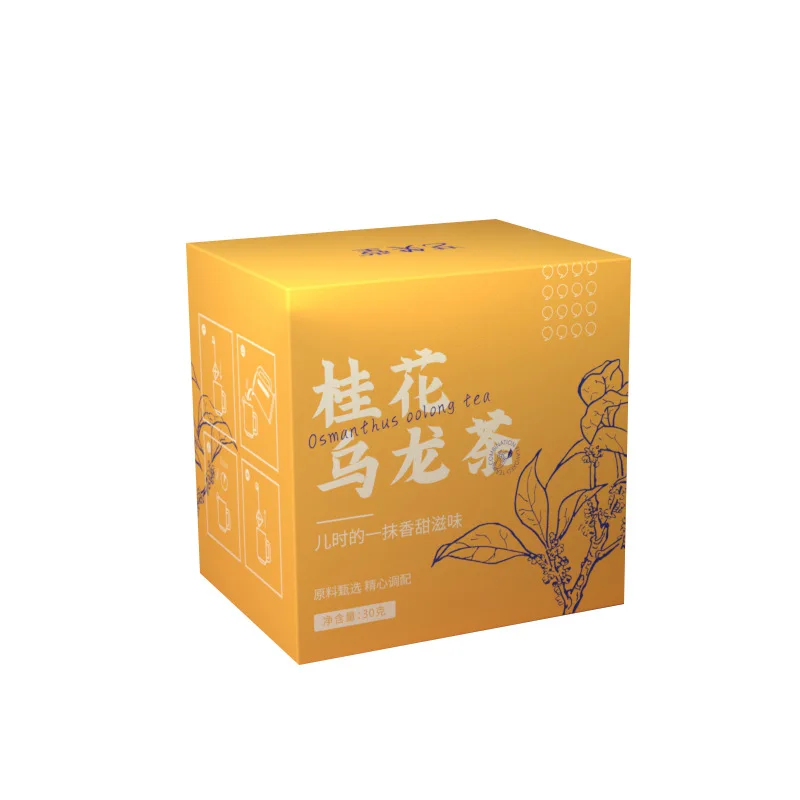 30g Osmanthus Oolong Tea Bag Triangle Bag Bubble Combination Cold Bubble Tea Box Health Care Tea Sets
30g Osmanthus Oolong Tea Bag Triangle Bag Bubble Combination Cold Bubble Tea Box Health Care Tea Sets