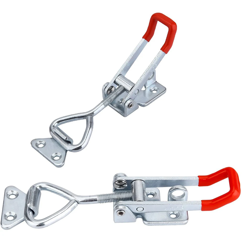 GH-4003 Quick Release Adjustable Box Buckle Door Bolt Clamp Toggle Clamp 600Kg 1322Lbs Anti-Slip Push Pull Toggle Clamp Tools
GH-4003 Quick Release Adjustable Box Buckle Door Bolt Clamp Toggle Clamp 600Kg 1322Lbs Anti-Slip Push Pull Toggle Clamp Tools