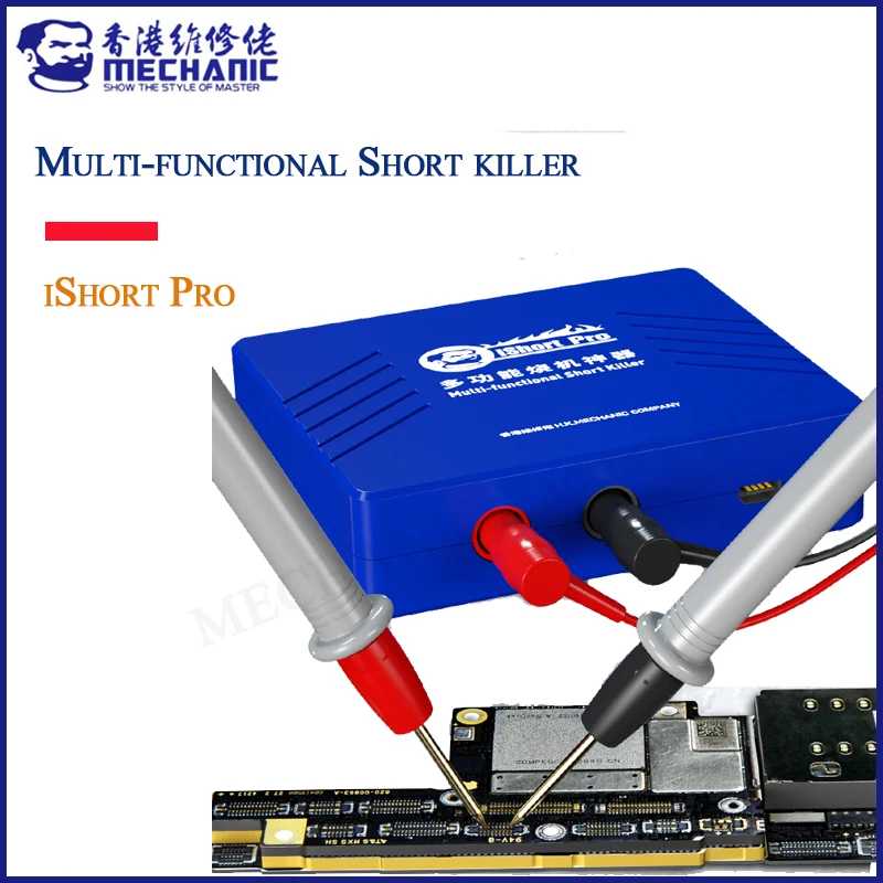 MECHANIC Multi-functional iShort Pro Short Killer Circuit Detector VC04 Upgraded Version Power Phone Mainboard Failure Repair
MECHANIC Multi-functional iShort Pro Short Killer Circuit Detector VC04 Upgraded Version Power Phone Mainboard Failure Repair