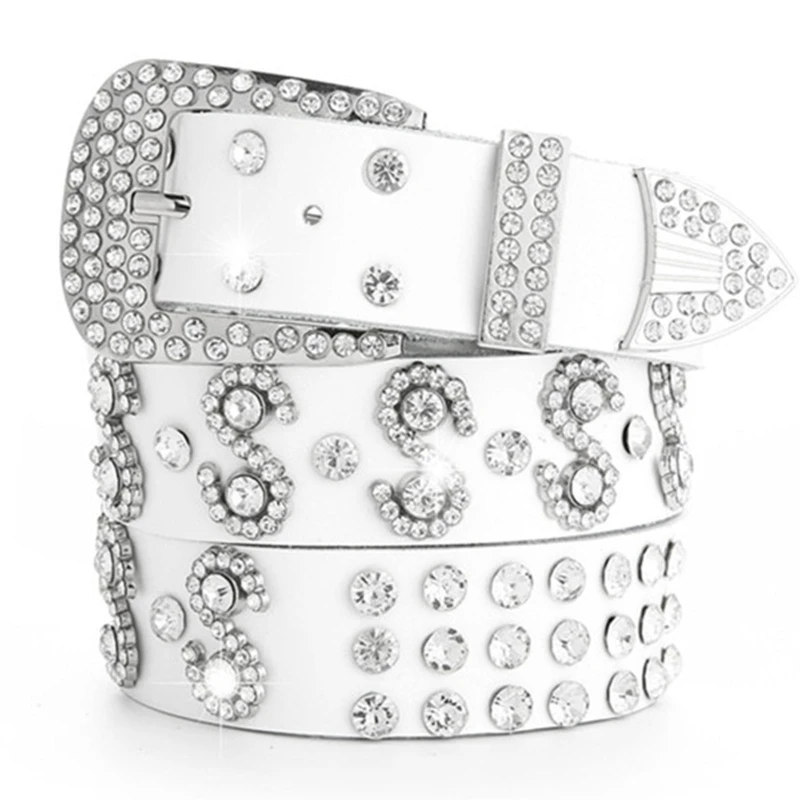 Bling Rhinestone Belts for Jeans Cowgirl Western Belt Dress Bling Studded Leather Belt for Country Music Festival Drop Shipping
Bling Rhinestone Belts for Jeans Cowgirl Western Belt Dress Bling Studded Leather Belt for Country Music Festival Drop Shipping