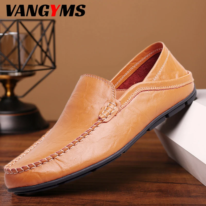 Men's Casual Loafers Breathable Slip-On Men's Leather Shoes Comfortable Lightweight Flat Walking Shoes Moccasin Luxury Shoes
Men's Casual Loafers Breathable Slip-On Men's Leather Shoes Comfortable Lightweight Flat Walking Shoes Moccasin Luxury Shoes