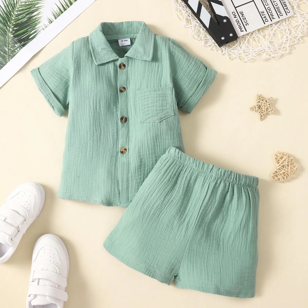 hibobi Toddler Boy/Girl Clothing Set Casual Solid Color Short-sleeve T-shirt and Shorts 2 pieces Sets For Kids Summer Clothes
hibobi Toddler Boy/Girl Clothing Set Casual Solid Color Short-sleeve T-shirt and Shorts 2 pieces Sets For Kids Summer Clothes