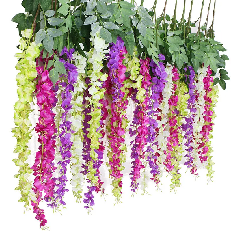 12Pcs 110Cm Simulated Wisteria Ceiling False Flower Rattan Indoor Wedding Decoration Plastic Bean Flower Violet Hanging Vine
12Pcs 110Cm Simulated Wisteria Ceiling False Flower Rattan Indoor Wedding Decoration Plastic Bean Flower Violet Hanging Vine