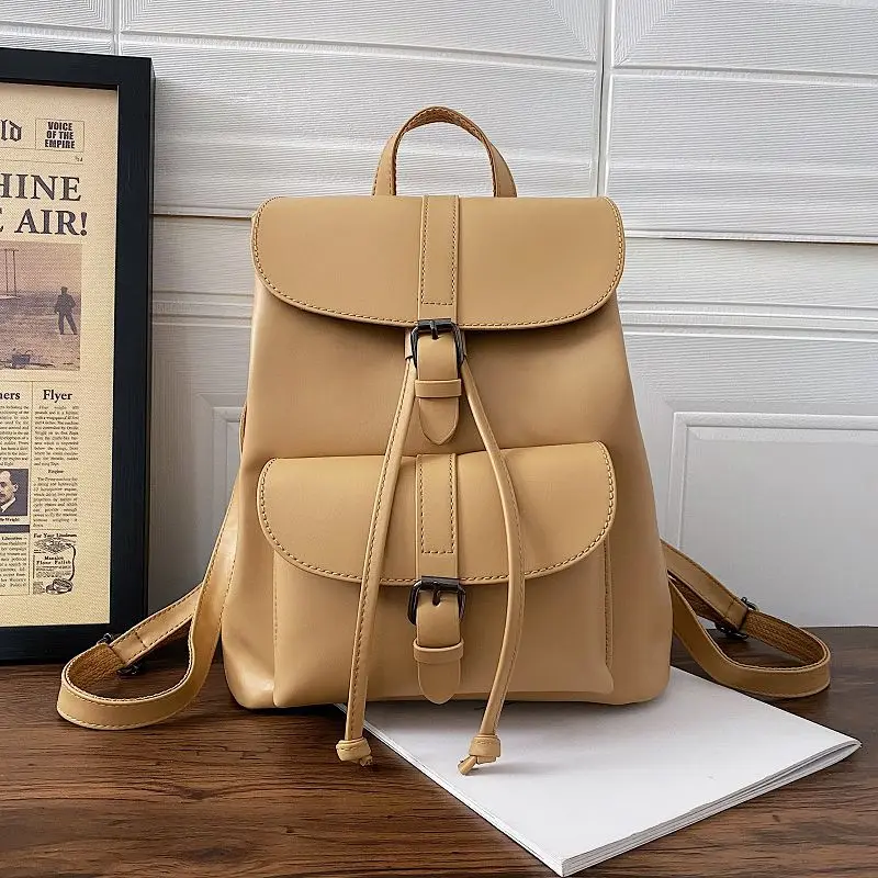 Multi-function Solid Color Backpack High Quality Leather Fashion Teenager Backpacks Waterproof Travel Backpack For Women XA93H
Multi-function Solid Color Backpack High Quality Leather Fashion Teenager Backpacks Waterproof Travel Backpack For Women XA93H