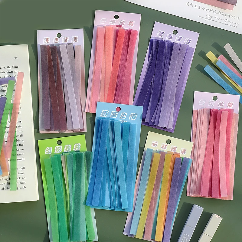 60Pcs Rainbow strip sticker Diary Sticker Set Diary Deco Scrapbook Diy Arts Crafts Page Marking Gift Decoration
60Pcs Rainbow strip sticker Diary Sticker Set Diary Deco Scrapbook Diy Arts Crafts Page Marking Gift Decoration