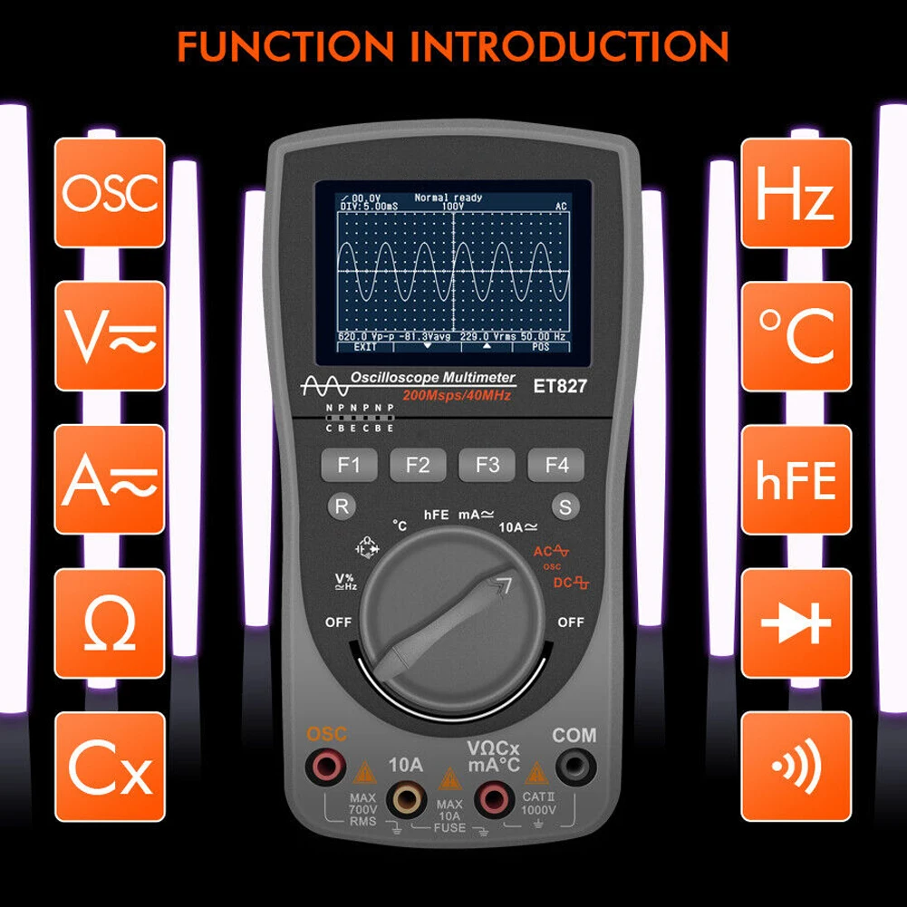 Oscilloscope Digital Multimeter Scope Digital Multimeter Storage Bag Temperature Probe Test Lead 160x82x30 Mm Brand New
Oscilloscope Digital Multimeter Scope Digital Multimeter Storage Bag Temperature Probe Test Lead 160x82x30 Mm Brand New