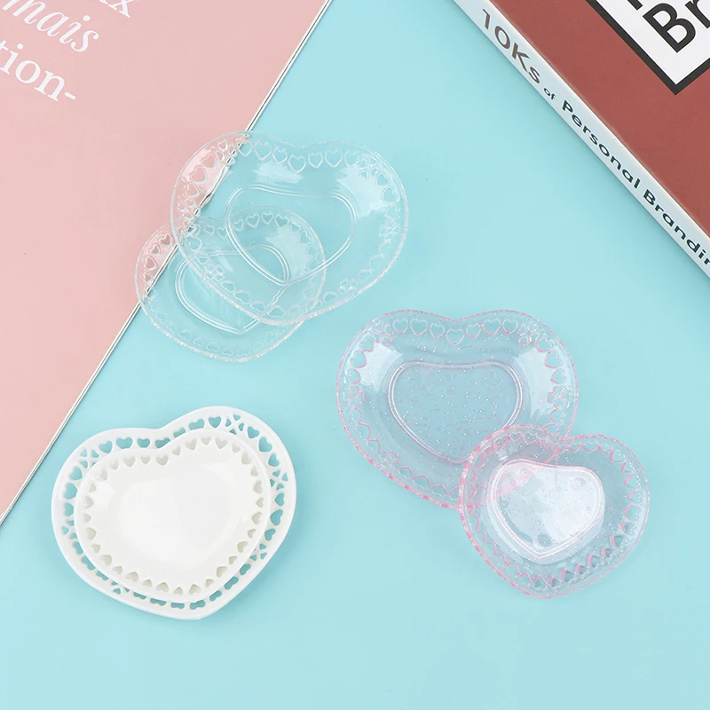 2pcs Heart-shaped Colourful Dishes Plate Tableware 1:12 Dolls House Furniture Miniatures Kitchen Toy For Dollhouse Accessories
2pcs Heart-shaped Colourful Dishes Plate Tableware 1:12 Dolls House Furniture Miniatures Kitchen Toy For Dollhouse Accessories