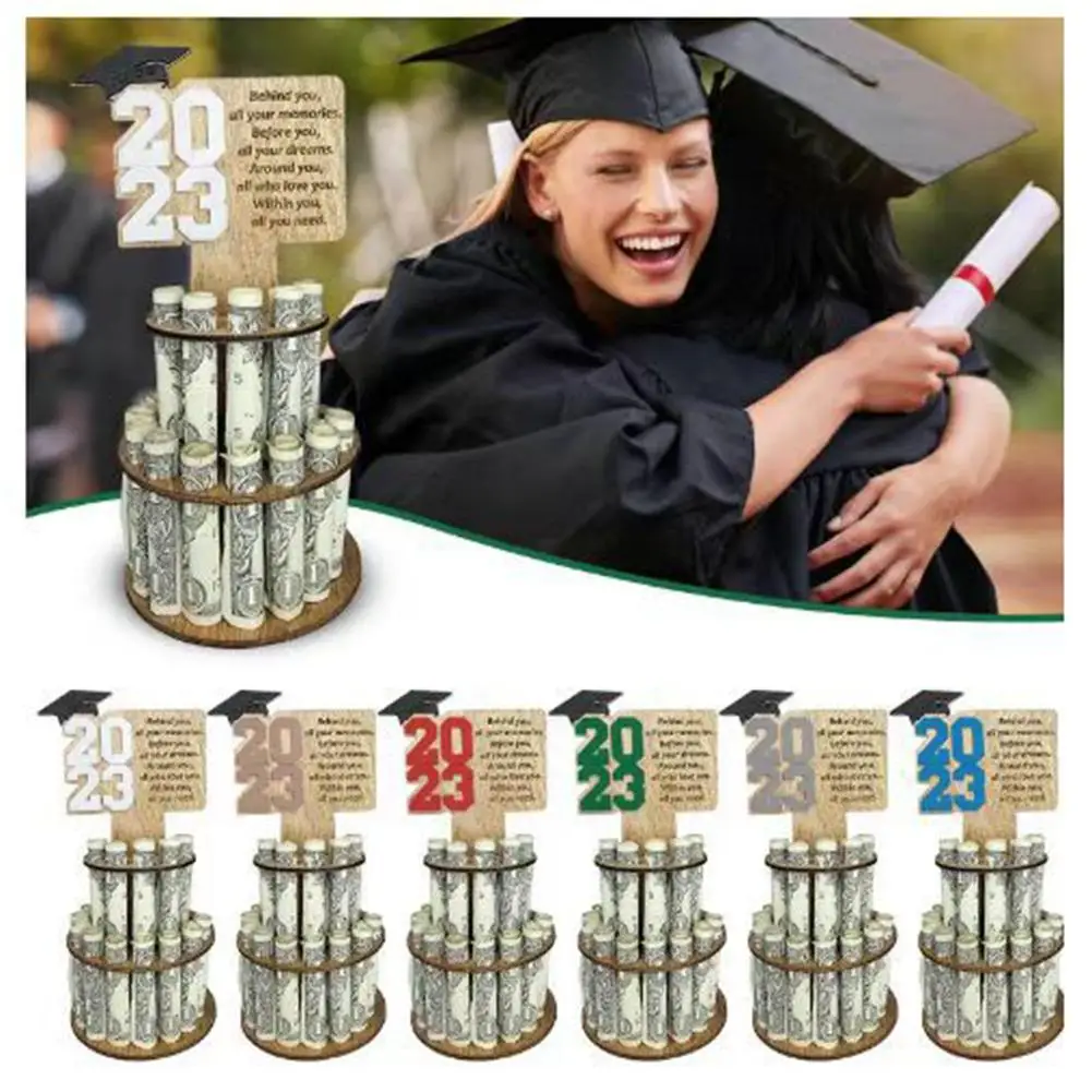 7.87 Inches 2023 Graduation Money Holder Wood Ornament Double-layer Cash Holders Unique Gifts For Graduation
7.87 Inches 2023 Graduation Money Holder Wood Ornament Double-layer Cash Holders Unique Gifts For Graduation