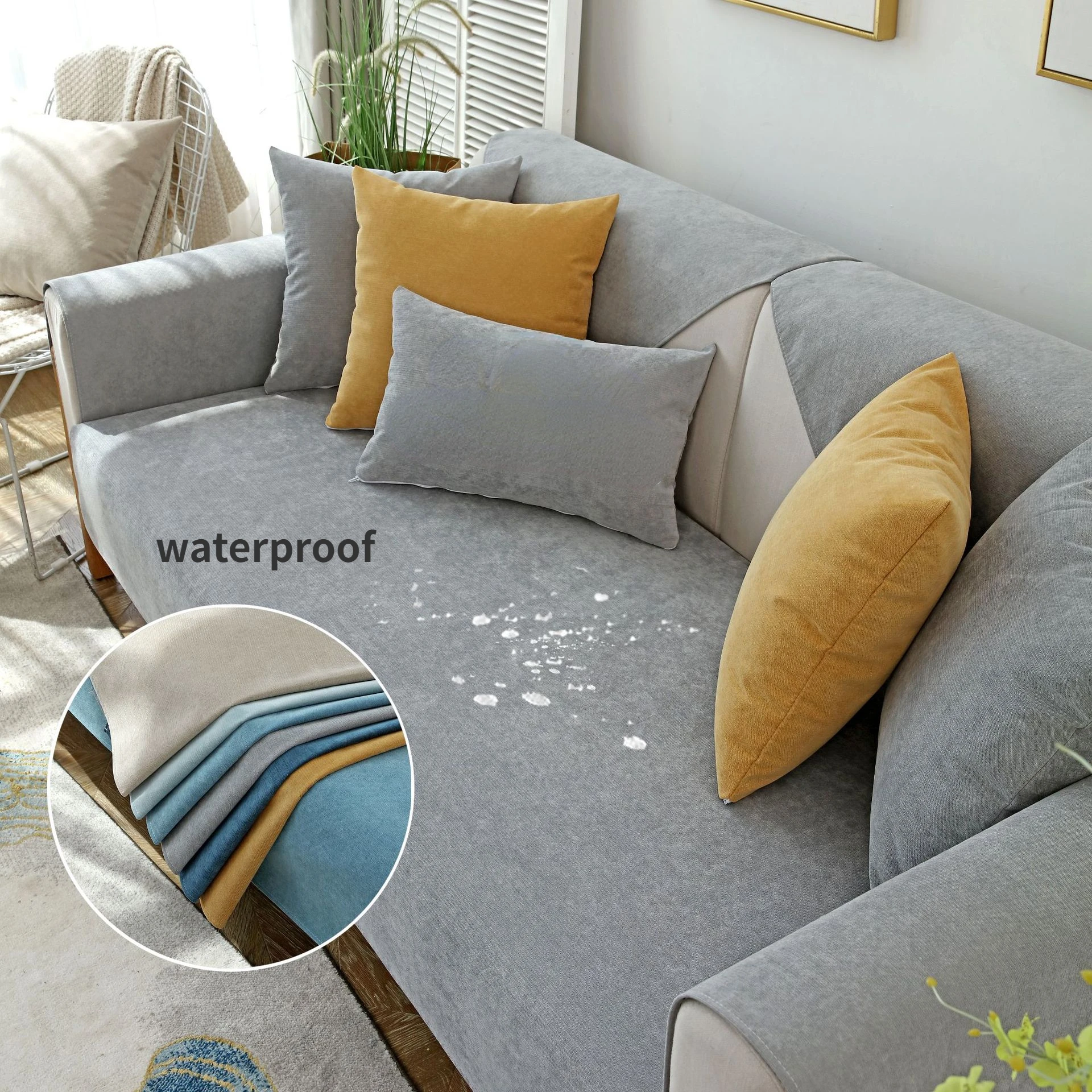 Solid Color Sofa Pad Towel Couches Covers for Living Room 1/2/3/4-seater Sofa Cover Universal Slipcovers Chenille Couch Covers
Solid Color Sofa Pad Towel Couches Covers for Living Room 1/2/3/4-seater Sofa Cover Universal Slipcovers Chenille Couch Covers